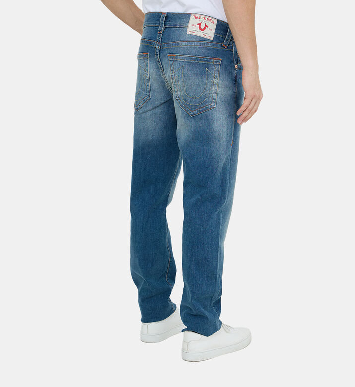 Edgy Straight-leg Denim Pants