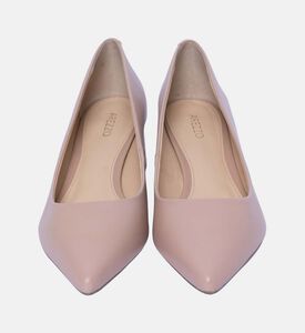 حذاء بكعب منخفض من جلد نابا