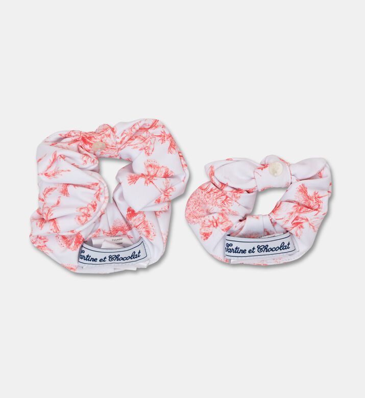 Tartine et Chocolat Printed 2-piece Scrunchies Set, Packshot View