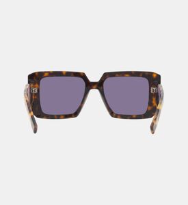 نظارة كبيرة بنقشة تورتويز شيل 51