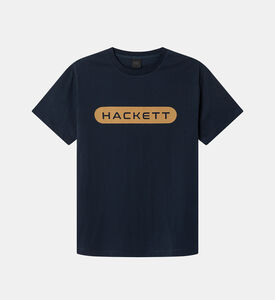 تيشيرت قطن بطبعة شعار