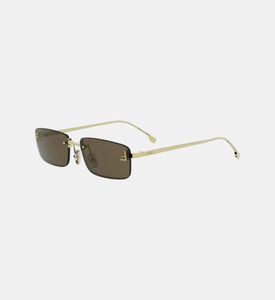 Fendi Metal Rectangular Frame Sunglasses 54, Packshot View