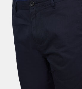 Scotch and Soda Garment-dyed Cotton Chino Shorts, Navy, 36, Model View