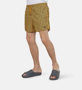 Drawstring Woven Swim Boxer