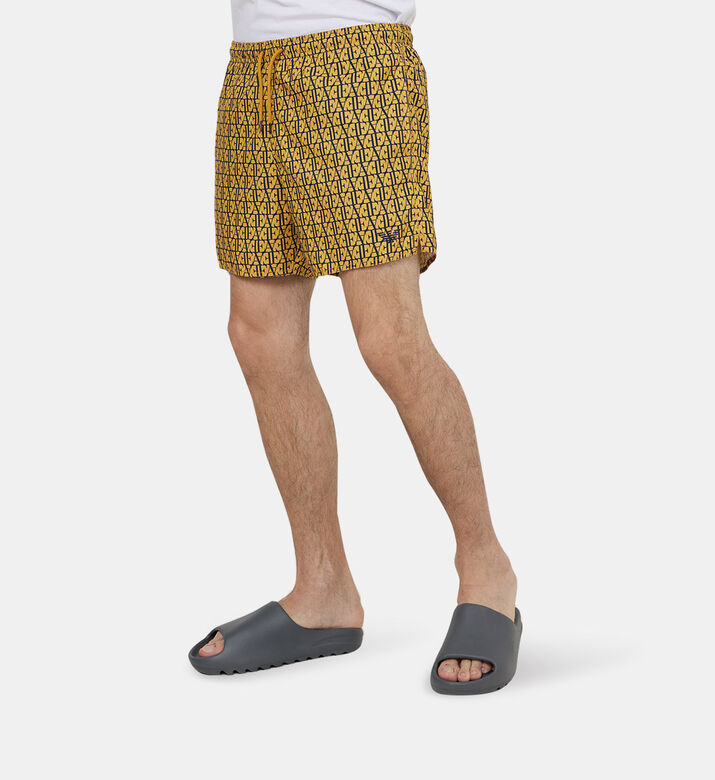 Drawstring Woven Swim Boxer