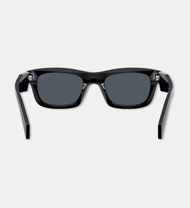 Prada Square-shaped Acetate Black Frame Sunglasses, Packshot View
