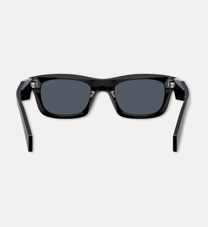 Prada Square-shaped Acetate Black Frame Sunglasses, Packshot View
