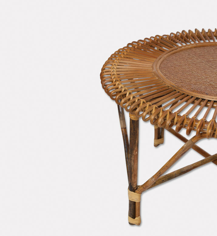 Home Deco and More Flower Design Round-shape Table, Packshot View