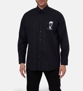 Karl Lagerfeld Cotton Smooth Matte-finish Shirt, Model View