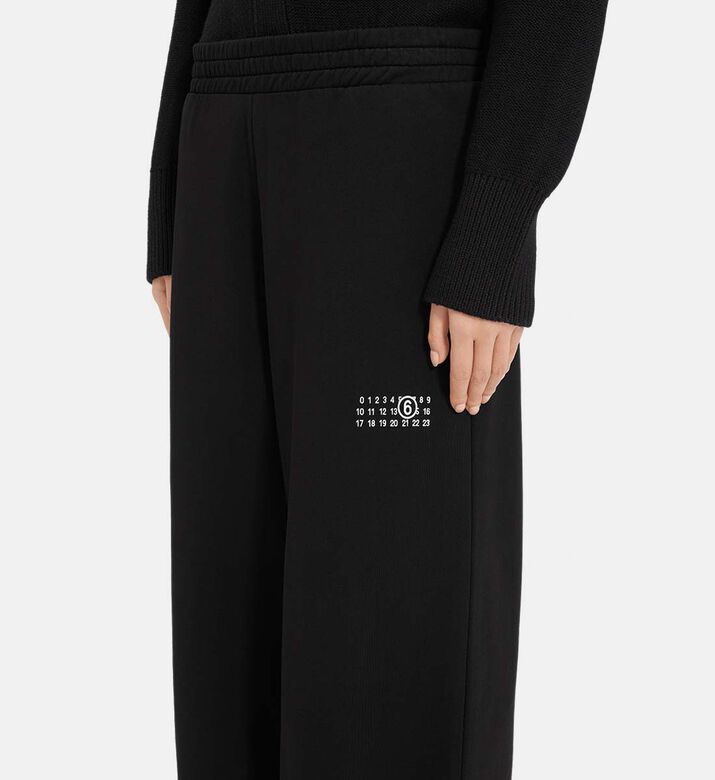 Cotton Wide-leg Sweatpants