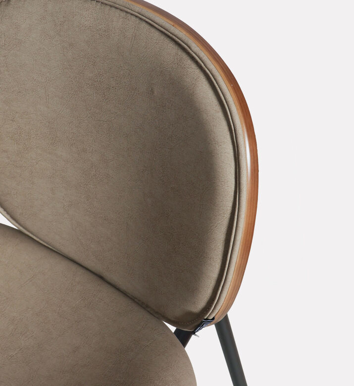Home Deco and More Sahara Leather Bar Stool, Packshot View