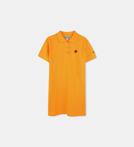 فستان كلاسيكي بياقة بولو