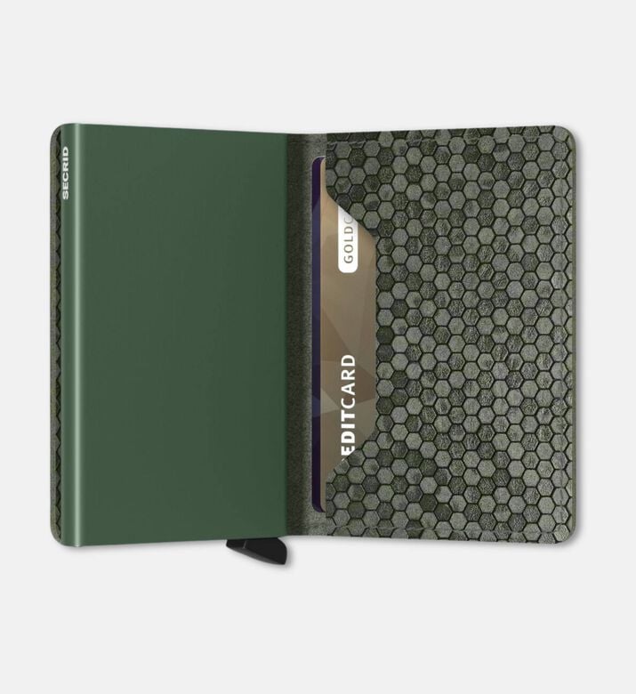 Secrid Wallets Wallet Slim Hexagon She-green, Packshot View