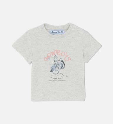 China Cowboy Graphic T-shirt