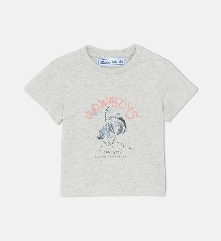 China Cowboy Graphic T-shirt