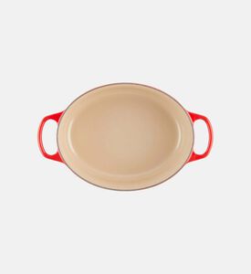 مقلاة حديد فرن فرنسية بيضاوية