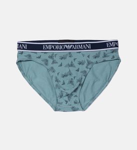 Cotton All-over Print Elasticated Briefs