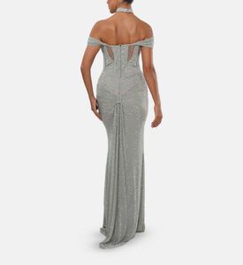 Zeena Zaki Set, Grey, L, Model View