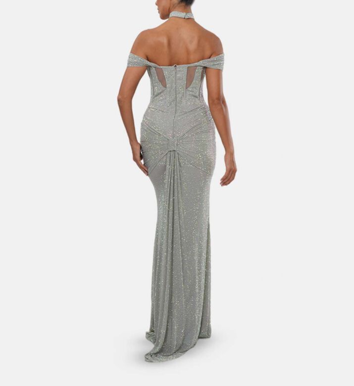 Zeena Zaki Set, Grey, L, Model View