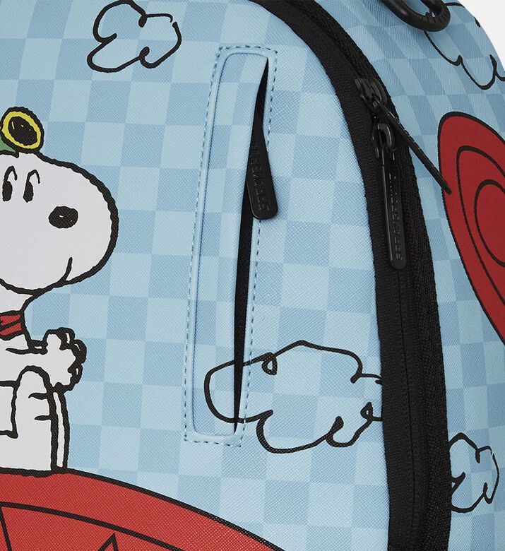 حقيبة ظهر سنوبي طيّار المعركة بتصميم فم قرش