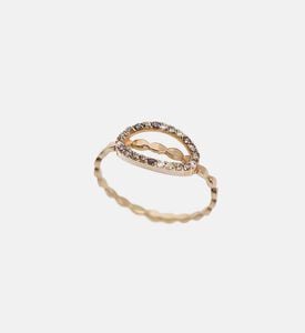 Resizable 18k Gold Diamond Ring Resizable 18k Gold Diamond Ring