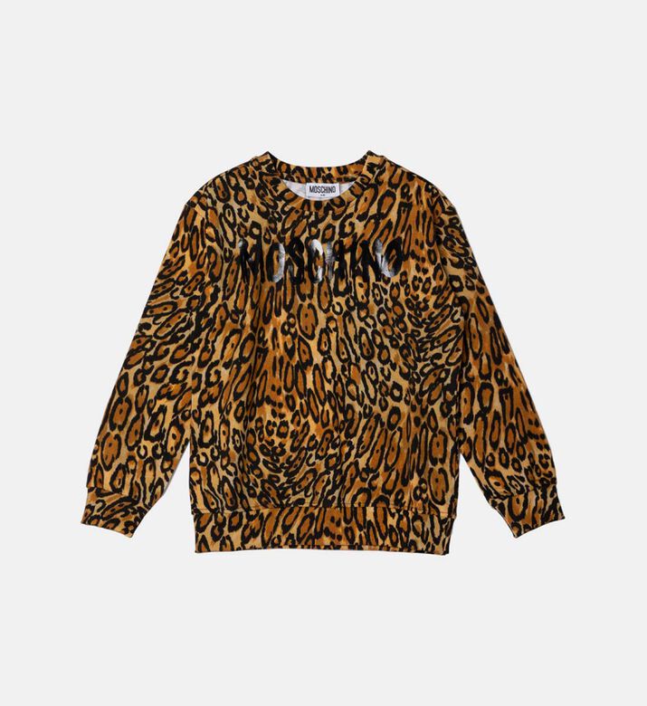 Cotton Leoprad Logo Sweatshirt