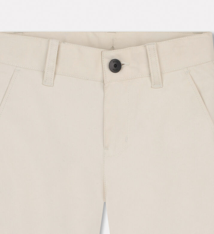 Boss Stretch Cotton Chino Shorts, Beige, 14y, Packshot View