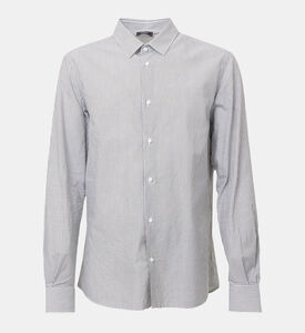 قميص بياقة قطنية مخطط