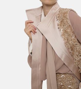 Edward Achour Paris Sequin-embellished Sleeveless Vest, Model View