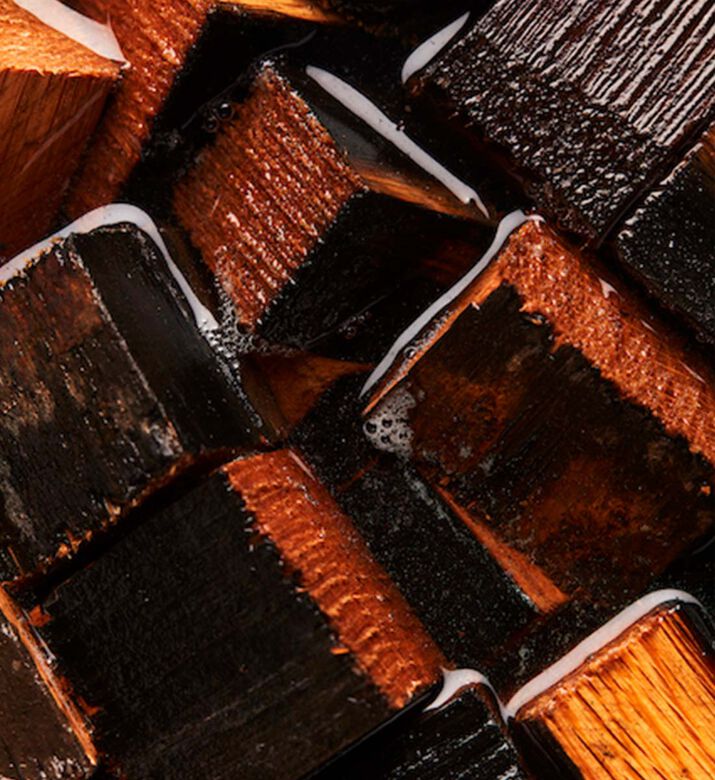 قطع خشب الخوخ