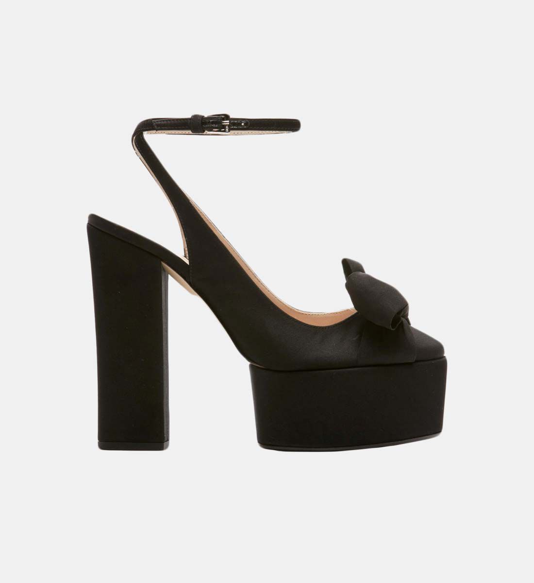 Platform pumps heels top