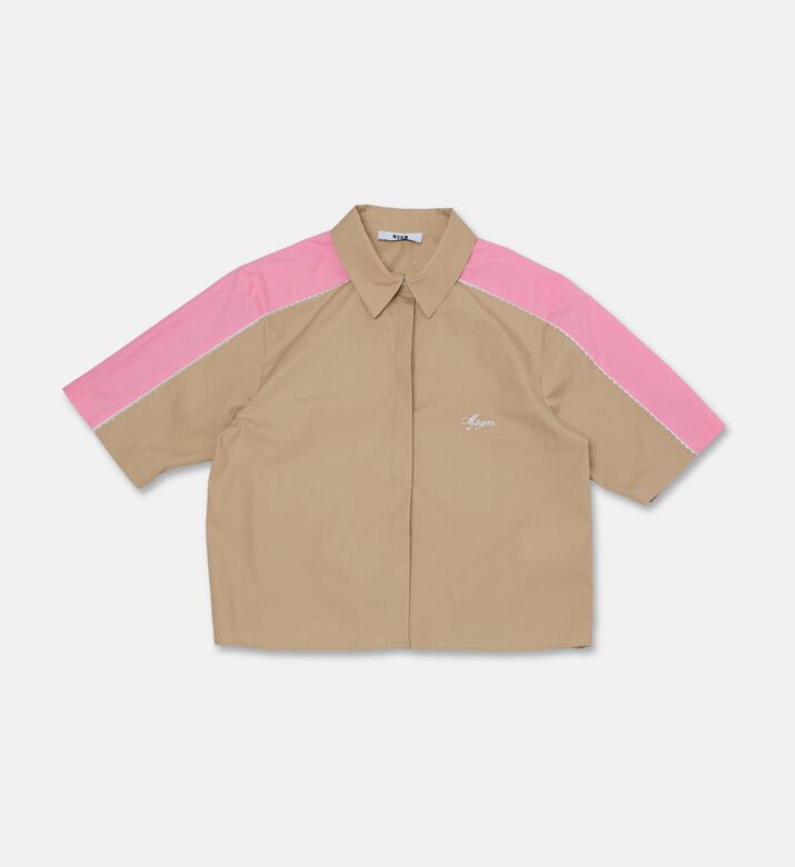 M S G M Stripe-print Button Closure Shirt, Packshot View