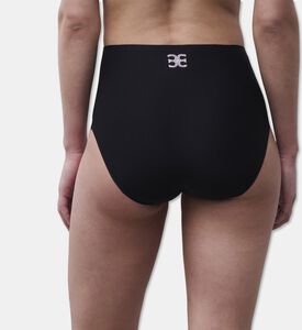 Chantelle High-rise Seamless Edges Full Briefs, Navy, Model View