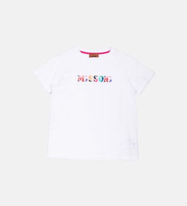 Cotton Rhinestones Logo Top