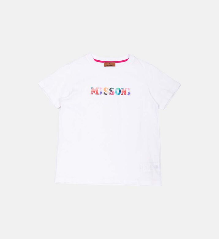 Cotton Rhinestones Logo Top