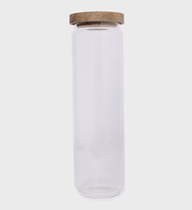 Gusta Airtight Lid Glass Storage Jar, Transparent, 9x30-cm, Packshot View