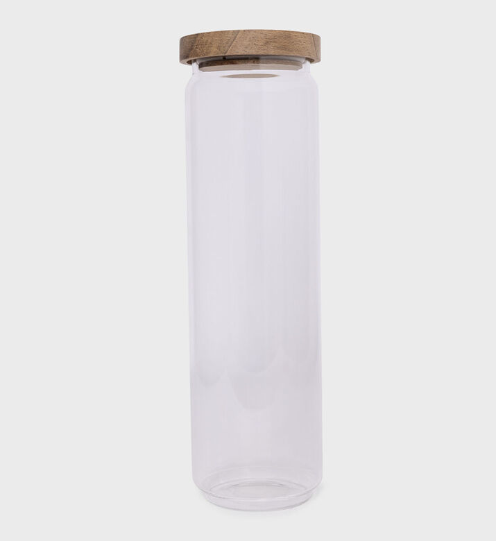 Gusta Airtight Lid Glass Storage Jar, Transparent, 9x30-cm, Packshot View