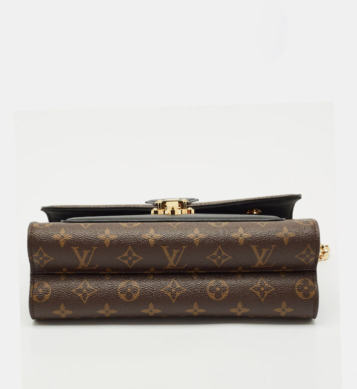 Louis Vuitton Louis Vuitton Black Monogram Canvas Victoire Bag Preowned, Packshot View