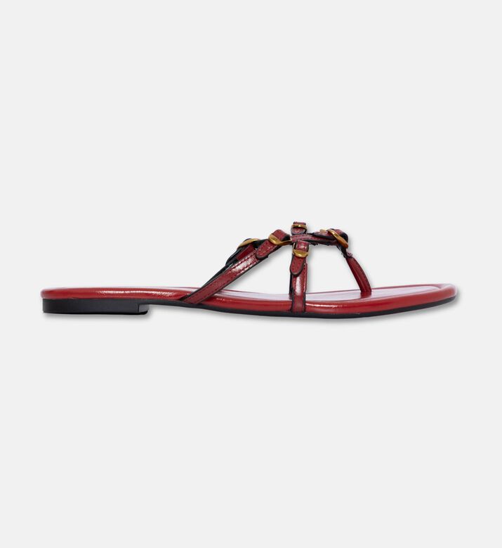 Marc Jacobs Shoes The Kiki Sndl, Dark-red, Eu-39, Packshot View