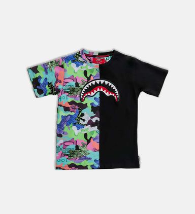 Camo 100 Split T-shirt