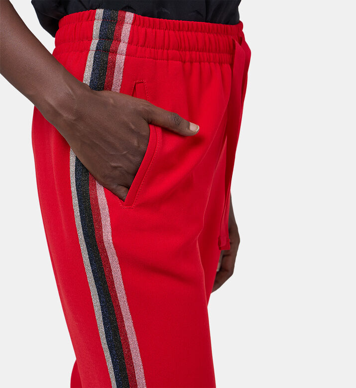 Pomy Straight-leg Crepe Trousers