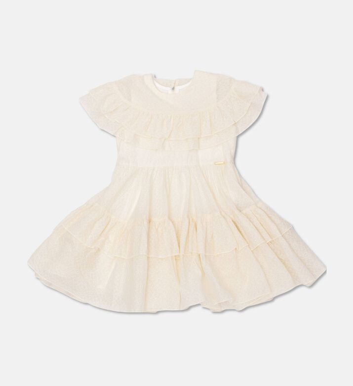 Poca and Poca Ruffled Sleeves Layered Dress, Packshot View