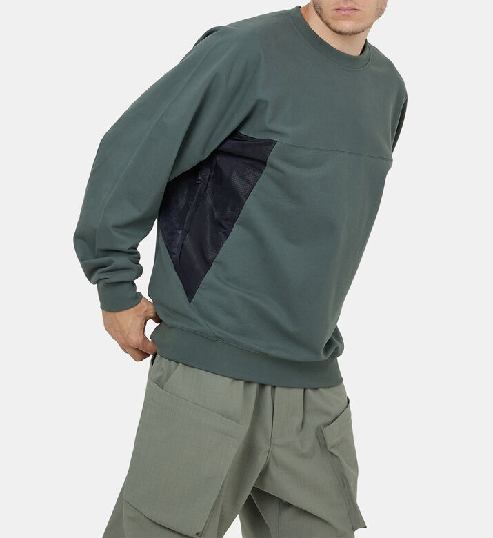 Stretch Terry Crew Sweatshirt