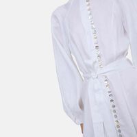 Classic Button Down Flared Dress