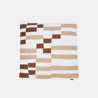 Nigel Embroidered Print Pillow