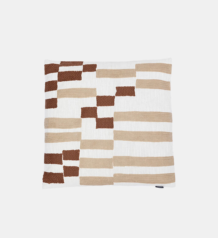 Nigel Embroidered Print Pillow