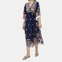 Lufia Flared Printed Maxi Dress