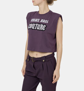 Cotton Sleeveless Crop Top