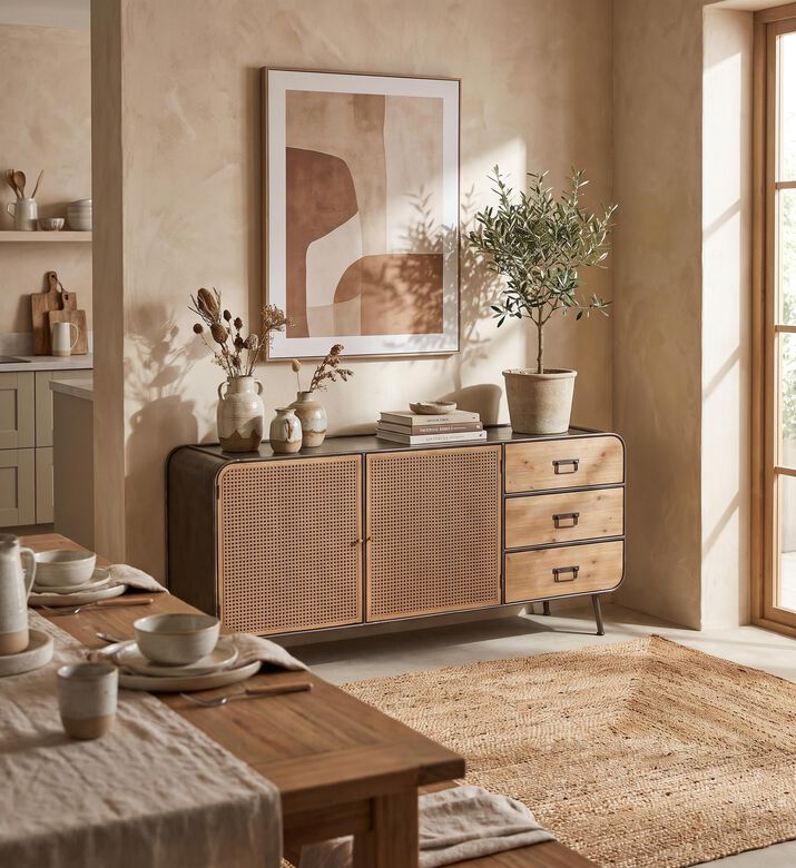 Jolipa Safari Wooden Buffet Unit, Packshot View
