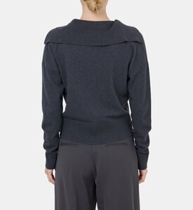 Cashmere Yarn Polo Top Cashmere Yarn Polo Top